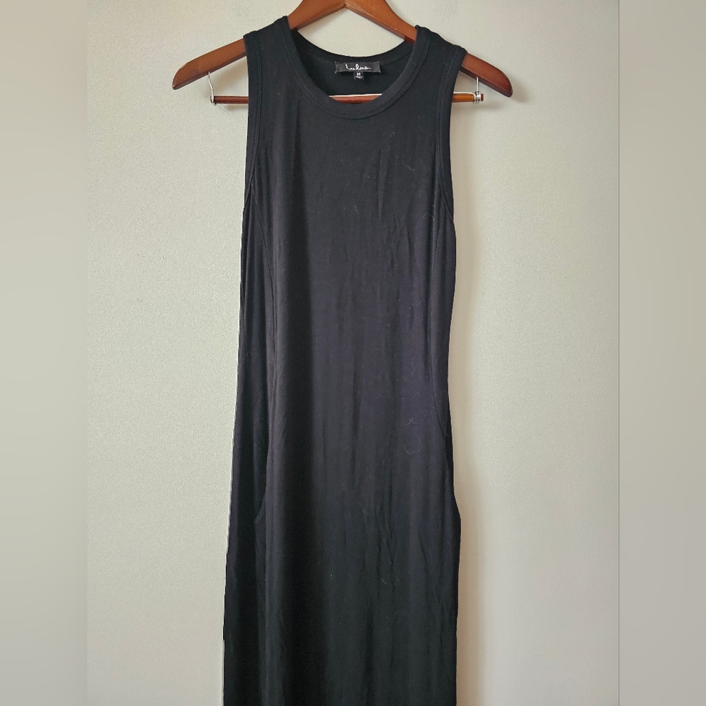 Lulu's Black Maxi Dress - Picture 2 of 4